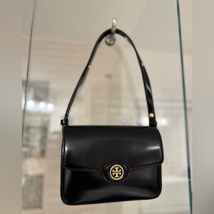 Authentic Tory Burch Spazzolato Convertible Shoulder Bag